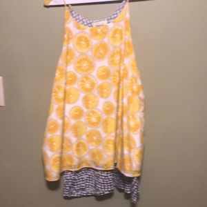 Beautiful layered swing tank blouse